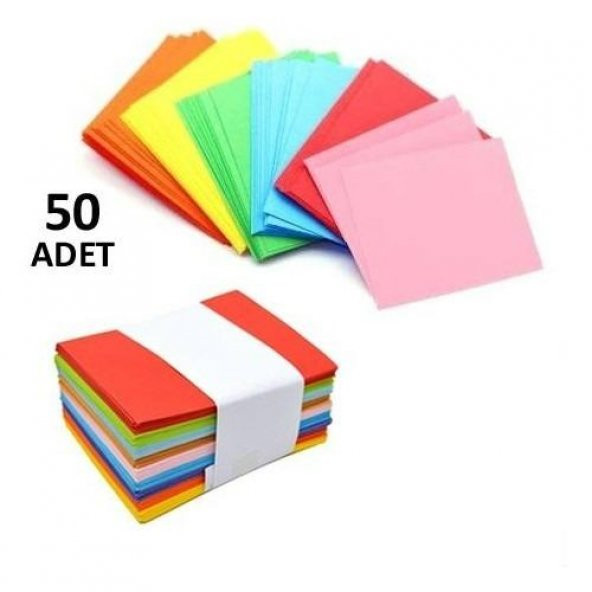 Renkli Küçük Zarf 7x9 cm 50 Li Paket ürün görseli 1
