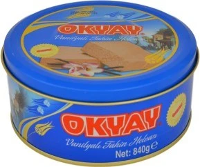 Okyay Vanilyalı 840 gr Teneke Kutu Tahin Helvası ürün görseli 1