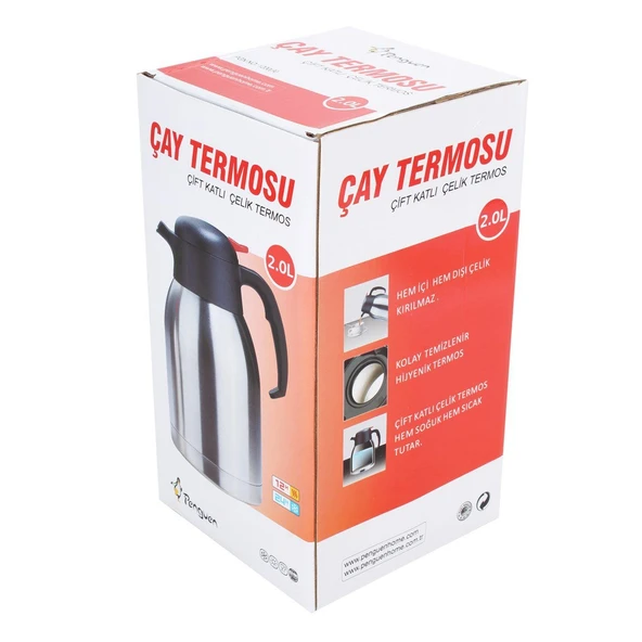 PENGUEN 1200A AVCI 2 LT ÇELİK TERMOS - Resim 2