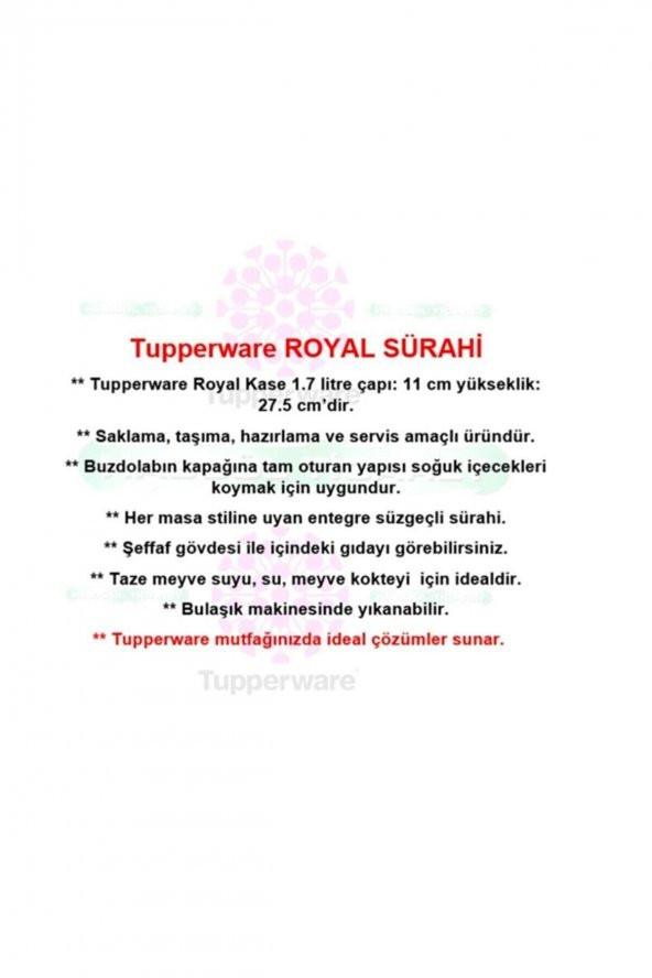 Royal Sürahi Suluk 1.7 Litre - Resim 2