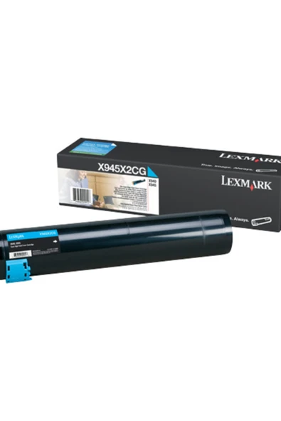 LEXMARK X945X2CG MAVİ ORJİNAL TONER Yüksek Kapasite - X940 / X945 ürün görseli 1