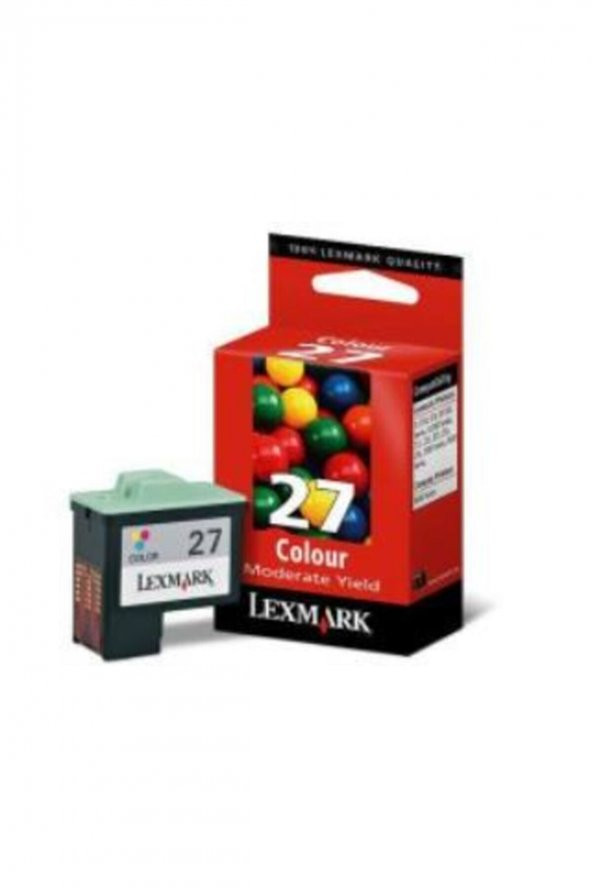 LEXMARK 27 10N0227 RENKLİ ORJİNAL KARTUŞ ürün görseli 1