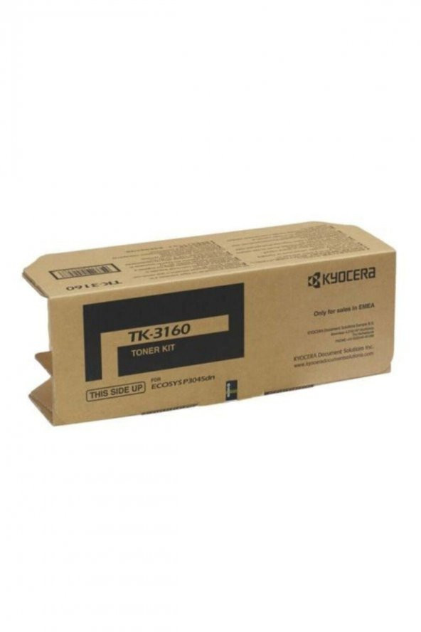 KYOCERA TK-3160 ORJİNAL TONER Ecosys P3045, P3055, P3060, P3065 ürün görseli 1
