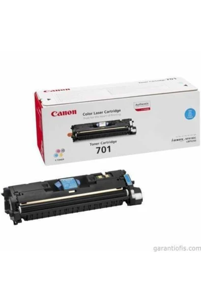 CANON CRG-701C MAVİ ORJİNAL TONER - LBP5200 / MF8180C ürün görseli 1