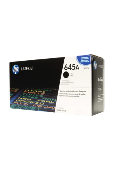HP C9730A ORJİNAL SİYAH TONER - Laserjet 5500/5550 ürün görseli 1