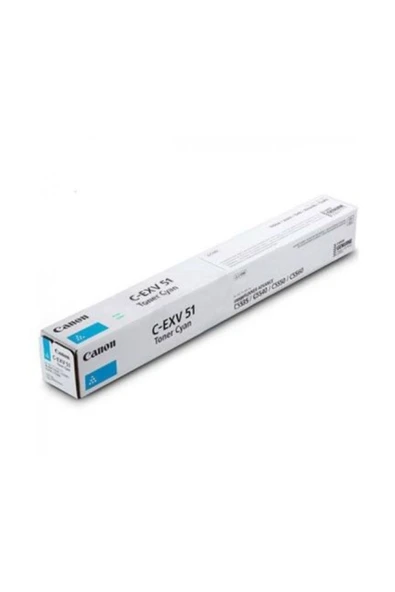 CANON C-EXV51L MAVİ ORJİNAL TONER ürün görseli 1