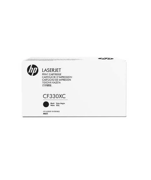 HP CF330XC (654X) SİYAH ORJİNAL TONER Hp LaserJet M651 ürün görseli 1