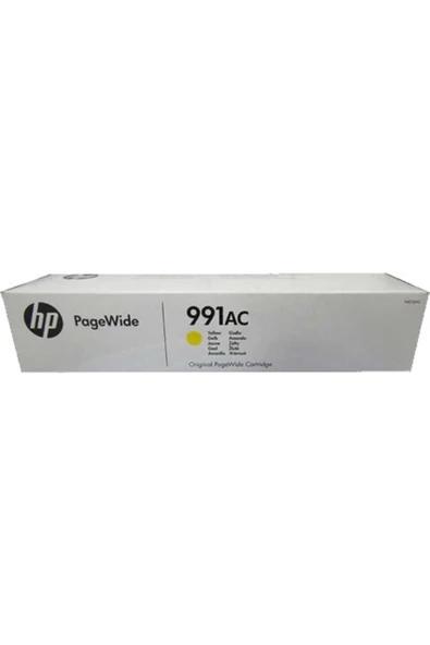 HP 991AC X4D16AC SARI ORJİNAL PAGEWİDE KARTUŞ ürün görseli 1