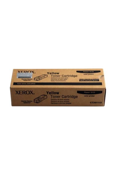 XEROX 6125 106R01337 SARI ORJİNAL TONER ürün görseli 1