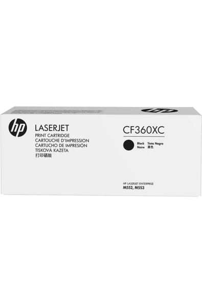 HP CF360XC (508X) SİYAH ORJİNAL TONER M552 / M553 ürün görseli 1