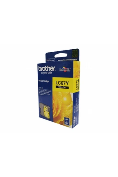 BROTHER LC67Y SARI ORJİNAL KARTUŞ DCP-585 / MFC-5490 / MFC-6490 ürün görseli 1