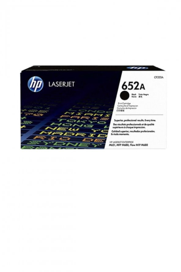HP CF320A (652A) SİYAH ORJİNAL TONER - LaserJet M680 ürün görseli 1