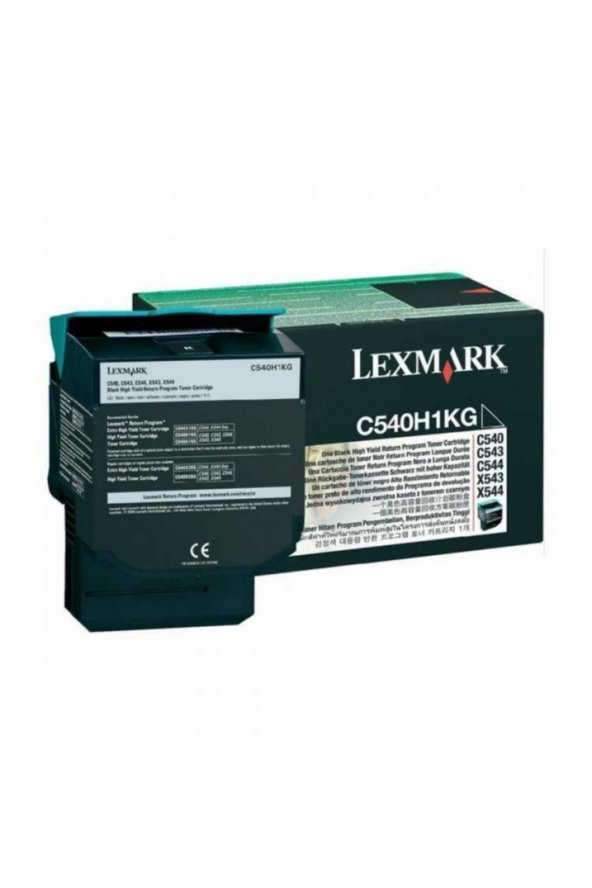 LEXMARK C540H1KG SİYAH ORJİNAL TONER C540/C544/X544/X546 ürün görseli 1