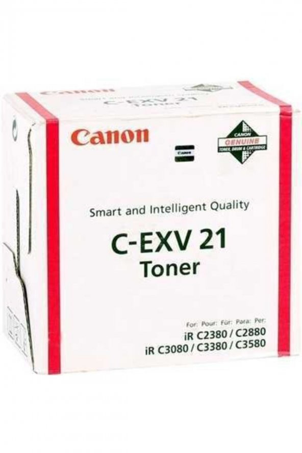 CANON C-EXV21 KIRMIZI ORJİNAL TONER - IRC-2380 / IRC-2880 / IRC-3080 / IRC-3580 ürün görseli 1