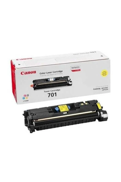 CANON CRG-701LY AÇIK SARI ORJİNAL TONER-LBP5200 / MF8180C ürün görseli 1