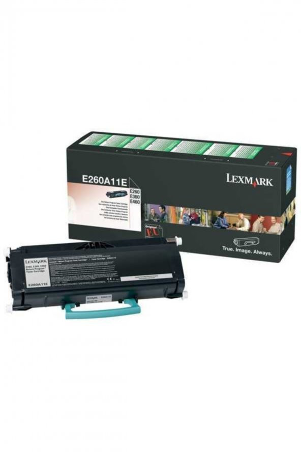 LEXMARK E260 E260A11E SİYAH LAZER TONER ürün görseli 1