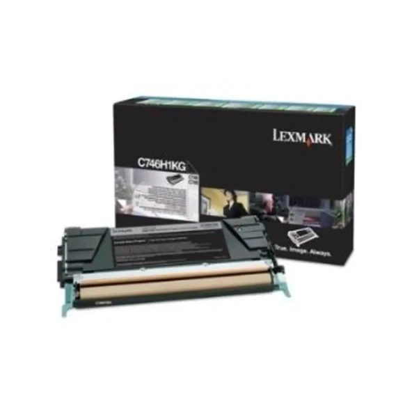 LEXMARK C746H1KG SİYAH ORJİNAL TONER C746 / C748 - YÜKSEK KAPASİTE ürün görseli 1