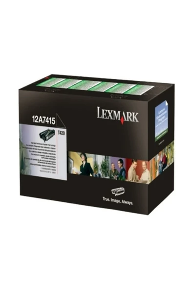 LEXMARK 12A7415 T420 ORJİNAL TONER Yüksek Kapasite ürün görseli 1