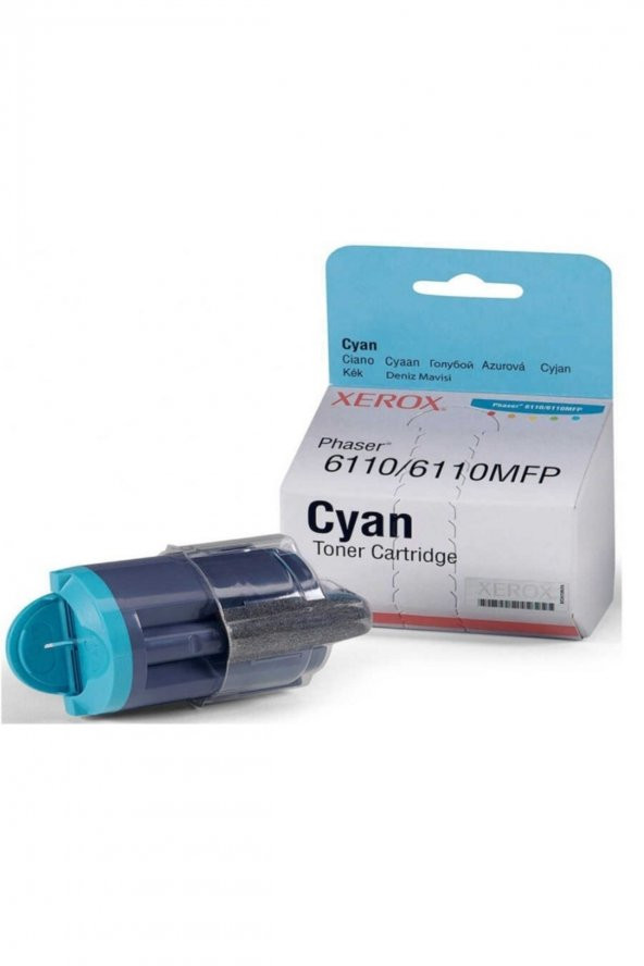 XEROX 6110 106R01206 MAVİ ORJİNAL TONER ürün görseli 1