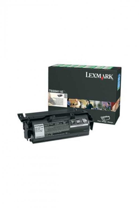 LEXMARK T650 T650H11E SİYAH ORJİNAL TONER-YÜKSEK KAPASİTELİ ürün görseli 1