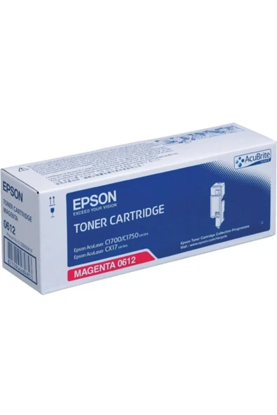 EPSON CX17 / C1700 S050612 KIRMIZI ORJİNAL TONER ürün görseli 1