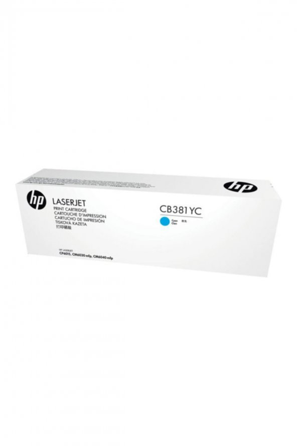 HP CB381YC (824A) MAVİ ORJİNAL TONER CP6015-CM6030-CM6040 ürün görseli 1