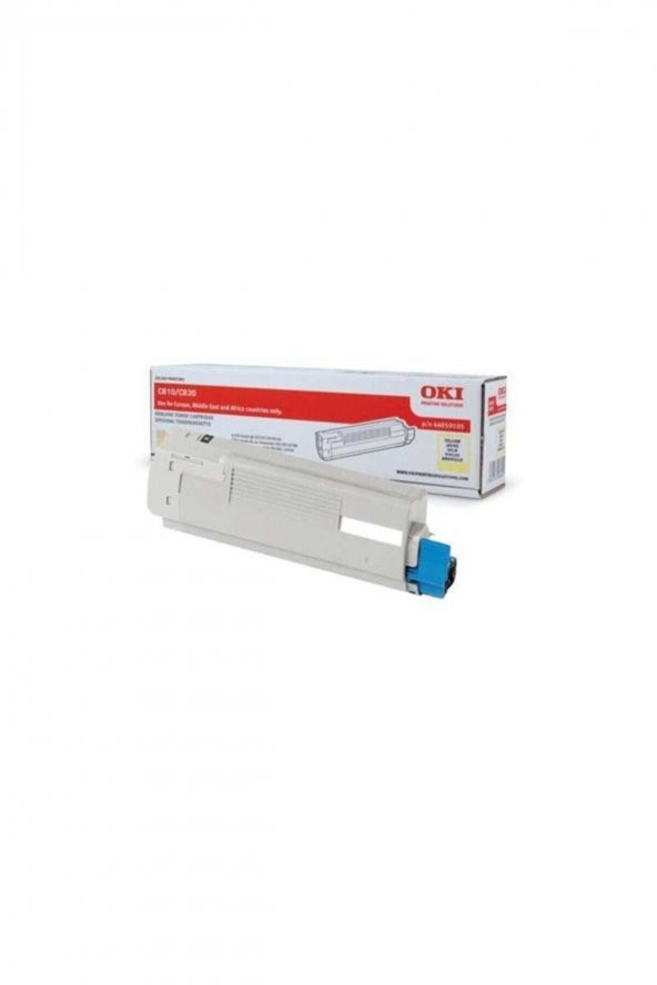 OKi C810-C830 44059117 SARI ORJİNAL TONER ürün görseli 1