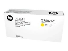 HP Q7582AC SARI ORJİNAL TONER - Laserjet 3600 / 3800 / CP3505 ürün görseli 1