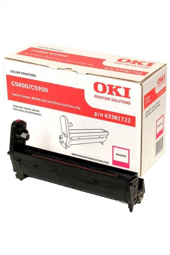 OKI C5800 / C5900 / C5550 43381722 Kırmızı Drum Ünitesi ürün görseli 1