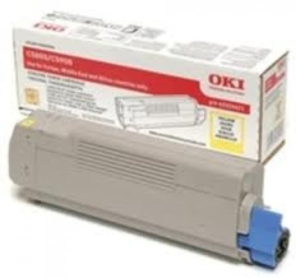 OKI C5800 / C5900 / 5550 43324441 SARI ORJİNAL TONER ürün görseli 1