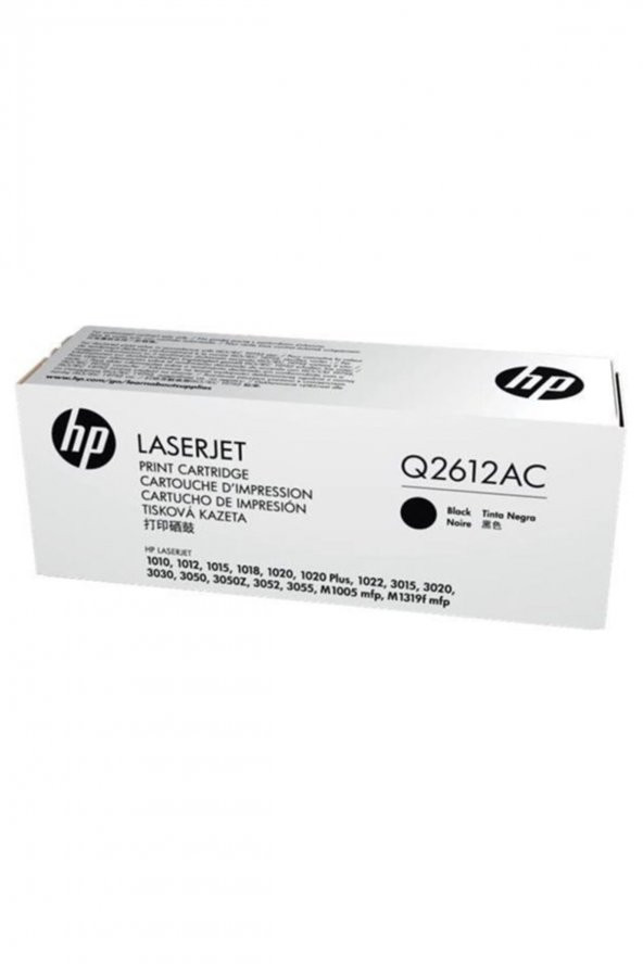 HP Q2612AC (12A) SİYAH ORJİNAL TONER ürün görseli 1