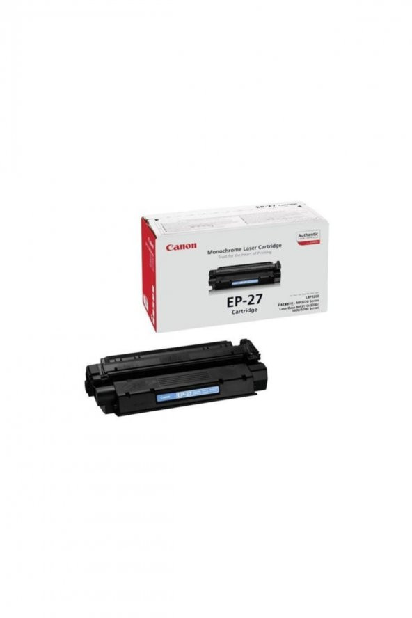 CANON EP-27 SİYAH ORJİNAL TONER - LBP3200/MF3110/MF3220/MF5650/MF5750 ürün görseli 1