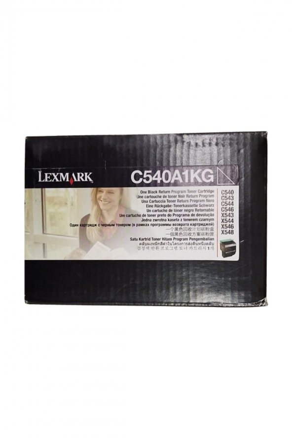 LEXMARK C540A1KG SİYAH ORJİNAL TONER-C540/C543/C544/X543/X544/X546 ürün görseli 1