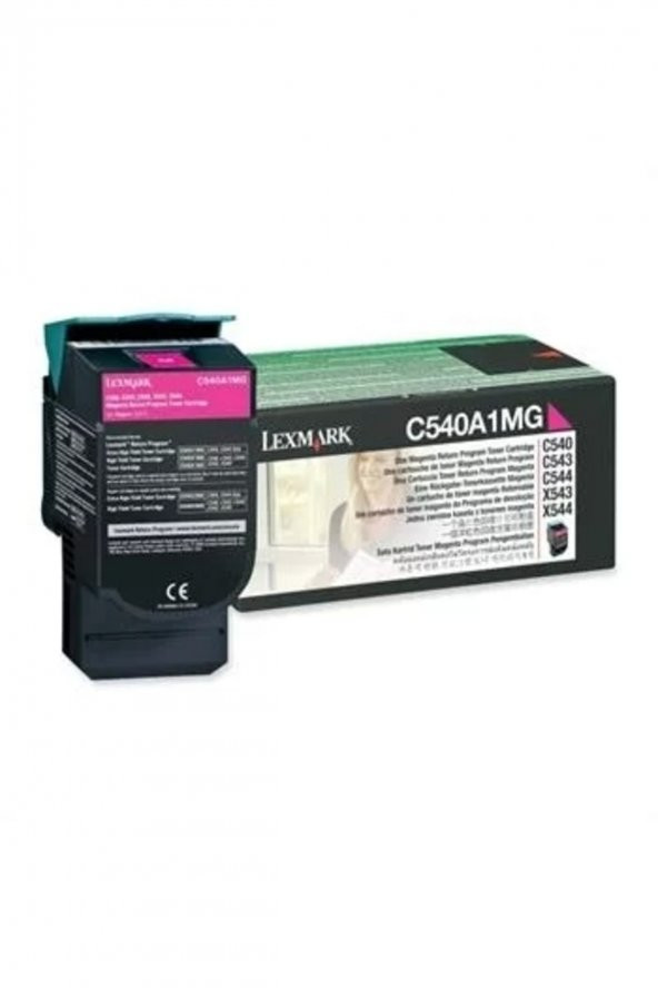 LEXMARK C540A1MG KIRMIZI ORJİNAL TONER-C540/C543/C544/X543/X544/X546 ürün görseli 1