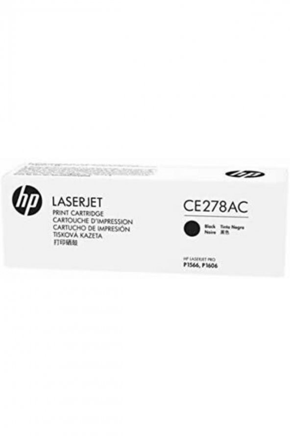 HP CE278AC (78A) SİYAH ORJİNAL TONER ürün görseli 1