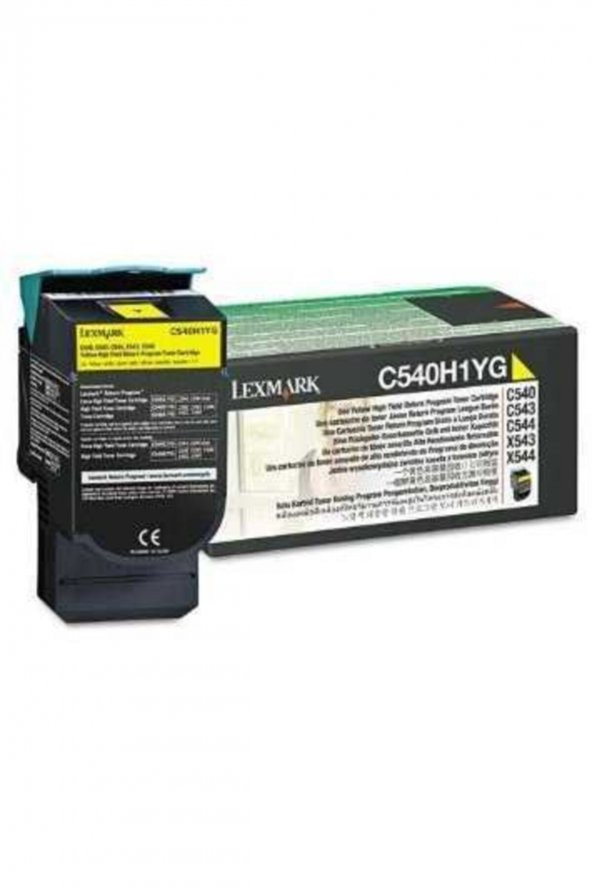 Lexmark C540H1YG Sarı Orjinal Toner C540/C544/X544/X546 ürün görseli 1