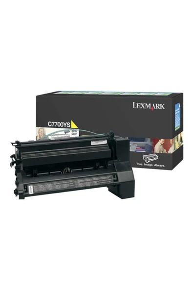 LEXMARK C7700YS SARI ORJİNAL TONER-C770/C772 ürün görseli 1