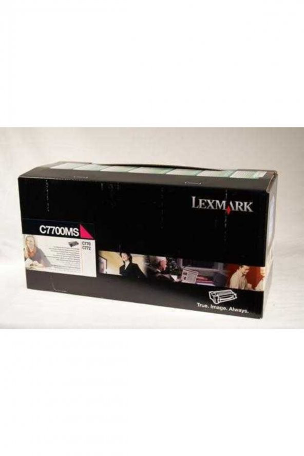 LEXMARK C7700MS KIRMIZI ORJİNAL TONER-C770/C772 Toneri ürün görseli 1