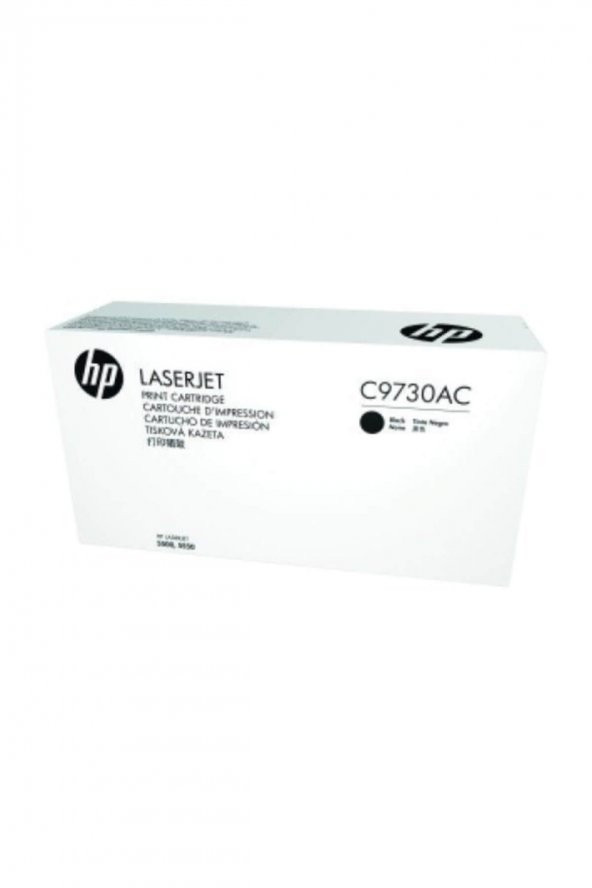 HP C9730AC ORJİNAL SİYAH TONER Laserjet 5500 / 5550 ürün görseli 1
