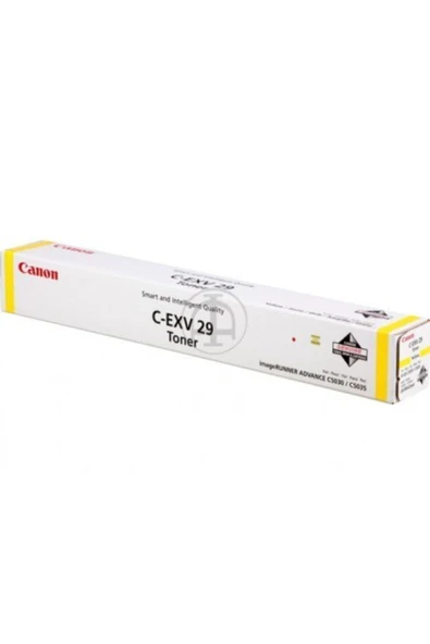 CANON C-EXV29Y SARI ORJİNAL TONER IR-C5030 / C5035 / C5235 / C5240 ürün görseli 1