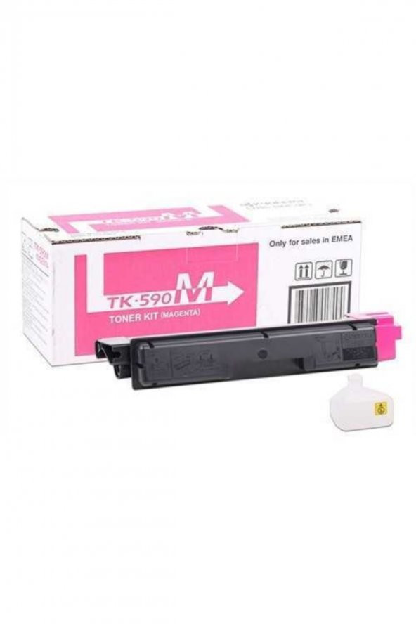 KYOCERA TK-590M KIRMIZI ORJİNAL TONER FS-C2026 / C2126 / C2526 / C5250 ürün görseli 1