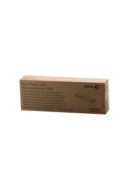 XEROX 6600 / 6605 106R02249 MAVİ ORJİNAL TONER 2.000 Sayfa ürün görseli 1
