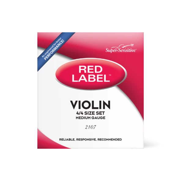 DAddario 2107 keman tel seti, Red Label, 4/4, medium ürün görseli 1