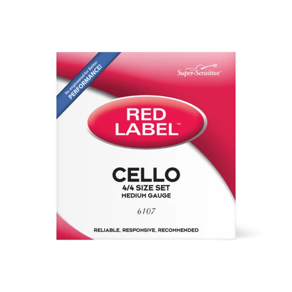 Daddario 6107 Cello Tel Seti, Red Label, 4/4, Medium - Resim 3