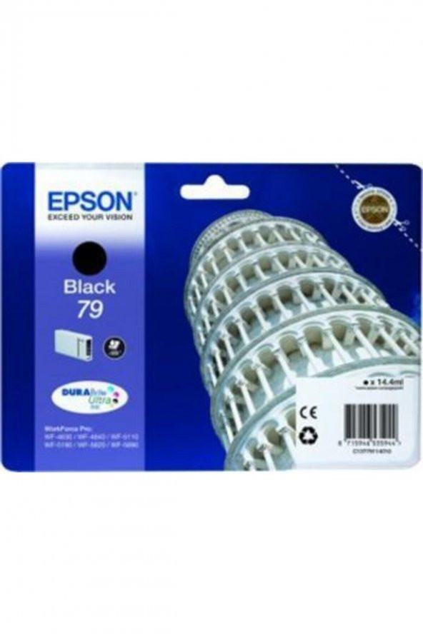 EPSON 79 CT79114010 SİYAH KARTUŞ WF-4630/WF-4640/WF-5110 ürün görseli 1