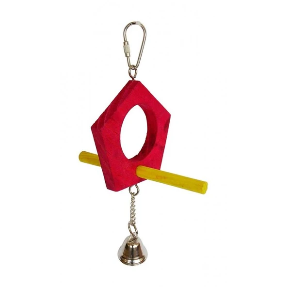 Eastland Çıngıraklı Ahşap Tünek 22 Cm ürün görseli 1