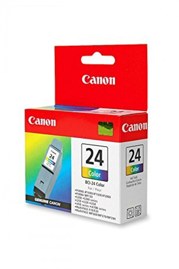 CANON BCI-24C RENKLİ ORJİNAL MÜREKKEP KARTUŞ ürün görseli 1