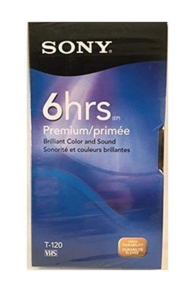 SONY VHS-120 120 Dakikalık VİDEO KAMERA KASETİ ürün görseli 1