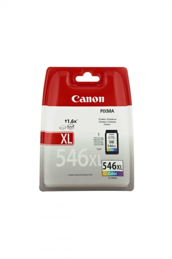 CANON CL-546XL RENKLİ ORJİNAL KARTUŞ Yüksek Kap. MG2450 / MG2550 ürün görseli 1