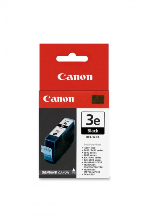 CANON BCI-3eBK SİYAH ORJİNAL KARTUŞ ürün görseli 1